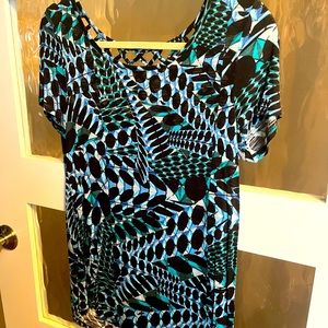 Women’s jungle print top